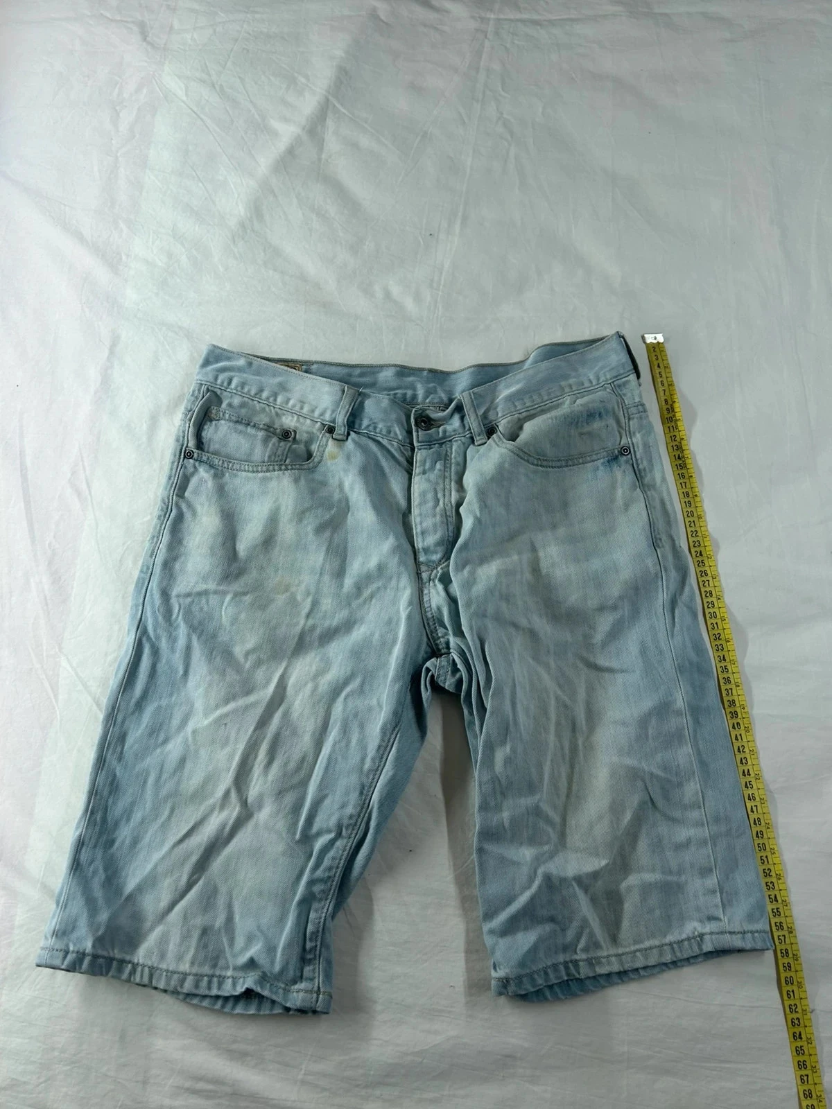 Short en jean bleu clair clockhouse w33